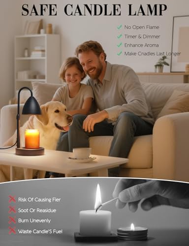 Candle Warmer Lamp with Timer Dimmer, Home Decor for Birthday Gifts Women - Image 6