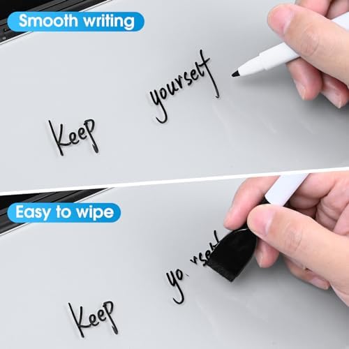 Varhomax Glass Desk Whiteboard with Wireless Charger - Image 5