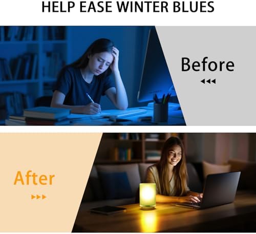 Cordless Table Lamp with Timer, Bedside Lamps with LED Warm Light - Image 5