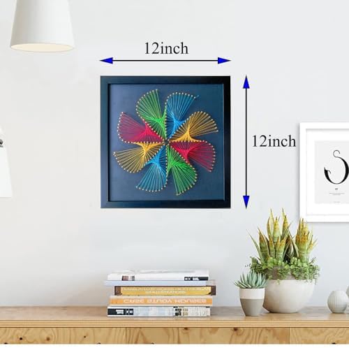 EYANKUNG String Art DIY Crafts Kits for Adults Beginner Unique Women Gift (Windmill 12inch*12inch) - Image 5