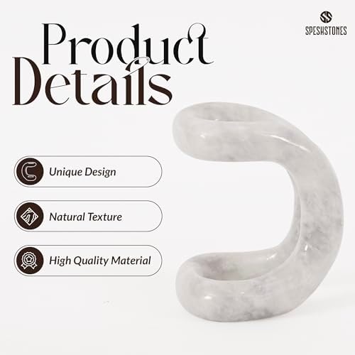 Marble Pen Holder for Desk, 4 Inch White Pencil Holder - Image 5
