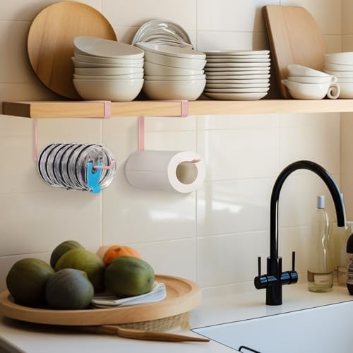 2 Pack Tumbler Lid Organizer, Versatile Storage Holds 20 Lids, Round&Flat - Image 5