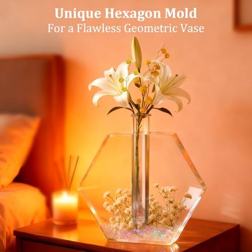 Epoxy Resin Kit with Light for Beginners, DIY Crafts for Adults Women - Image 5