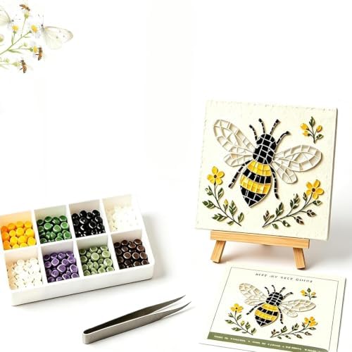 Cottage Garden Mosaic DIY Kit – Watering Can Mosaic Art Kit，Bees by Unknown