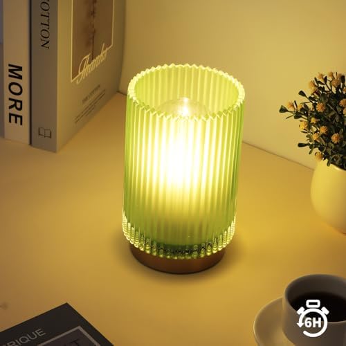 Cordless Table Lamp with Timer, Bedside Lamps with LED Warm Light - Image 4