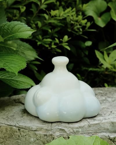 Cute Ceramic Watering Can for Indoor and Outdoor Plants, Rain Cloud Watering Bell Thumb Pot, Small Watering Can for Garden Decoration - Image 3