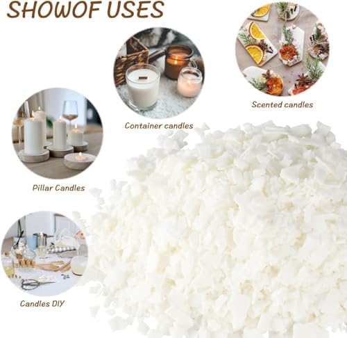 Natural Soy Wax for Candle Making 20 lb Bag, Soy Wax Flakes,DIY Candle - Image 4