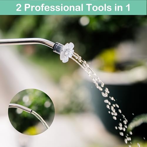 Long Spout Watering Can Indoor Plants, Small Watering Cans for House Plants, Flowers, Succulents 34oz - Image 3