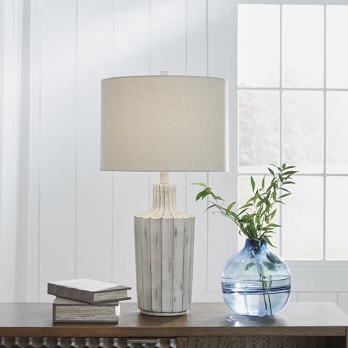 Signature Design by Ashley Table Lamp, Distressed Brown, 26-Inch - Image 2