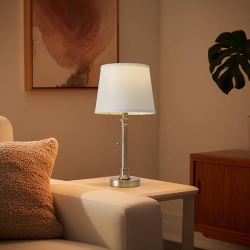Oneach 19.5" Warm Gold Small Table Lamps Set of 2 for Living Room Bedroom - Image 7