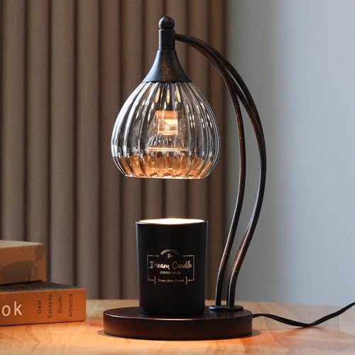 Candle Warmer Lamp with Timer Dimmer - Electric Candle Lamp for Jar Candles with 2 Bulbs - Candle Warmer Light for Scented Wax Valentines Day Gifts New Home Decor for Women Mirror Silver by Goodbuy