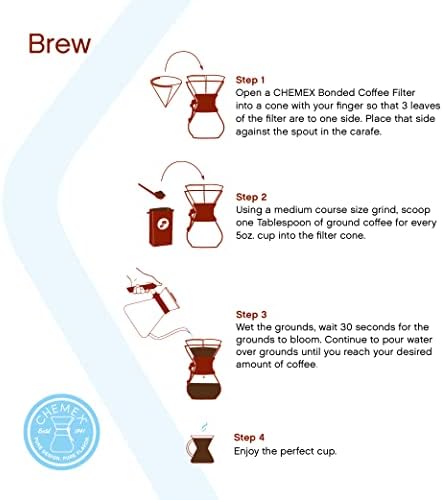 Chemex Pour-Over Glass Coffeemaker - Classic Series - 6-Cup - Exclusive Packaging - Image 4
