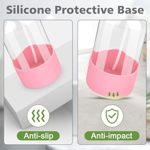 Glass Spray Bottles for Cleaning - 16 oz Spray Bottles with Silicone Sleeve - Image 3