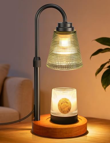 Candle Warmer Lamp with Timer Dimmable, Lamp Candle Warmer Birthday Gifts for Women, Black Adjustable Wax Melter Warmer for Jar Candles, House Warming Gift Home Decor by Unknown