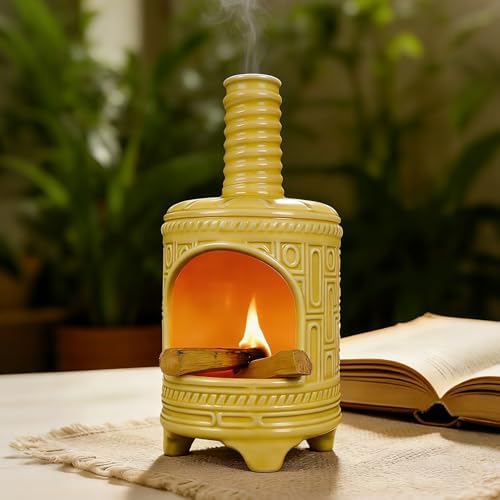 MOUGIGI Yellow Ceramic Palo Santo Burner Holder - Purpose for Palo Santo by MOUGIGI
