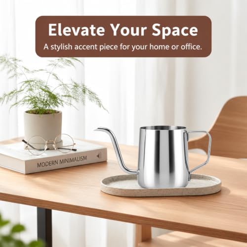 Plant Watering Can, 12 oz / 350 ml Stainless Steel Indoor Plants - Image 4