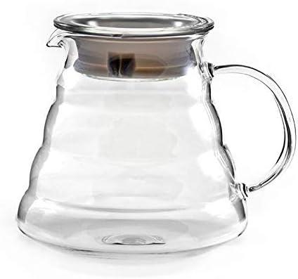 Hiware 600ml Coffee Server, Standard Glass Coffee Carafe, Coffee Pot, Clear by HIWARE