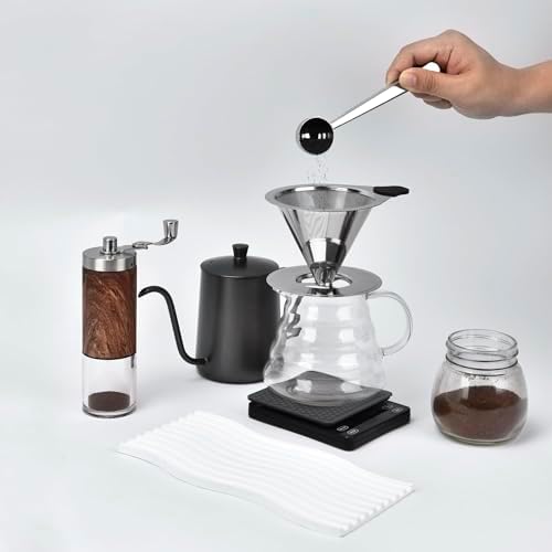 NKOVE Pour Over Coffee Dripper Stainless Steel Reusable Filter Coffee Maker (Pack of 2) - Image 2
