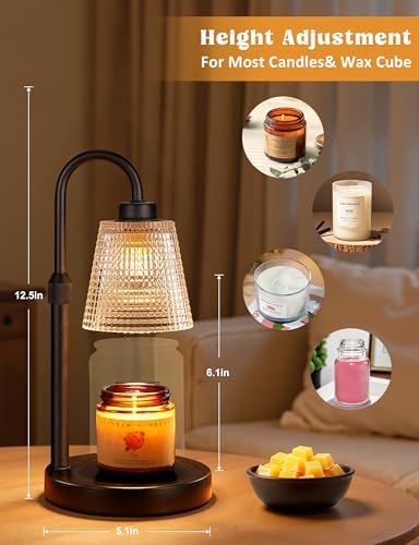 Candle Warmer Lamp with Timer Home Decor Birthday Gifts for Women - Image 2