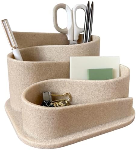OAKOA Aesthetic Desk Organizer - Modern Desk Accessories - Boho Pen Holder by OAKOAHome