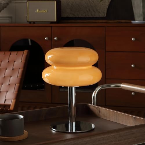 Glivpny Mushroom Lamp Table Lamp, Mid Century Modern Table Lamps (Copper) by Glivpny