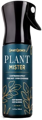 Plant Mister Spray Bottle for Indoor Plants With Plant Care Guide by SmartGrower