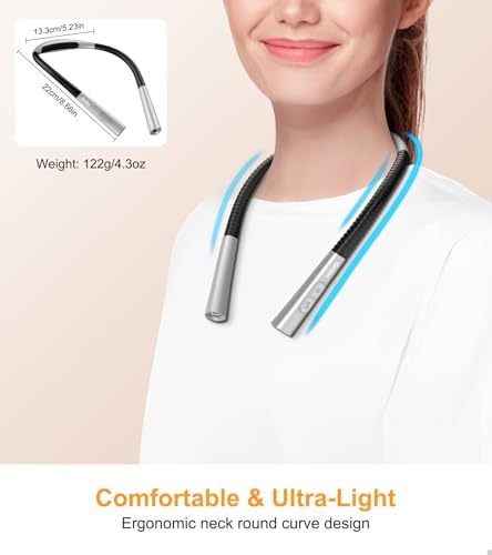 Gritin Book Light, Eye Caring 4-Color&5-Brightness Neck Light Reading Light - Image 5