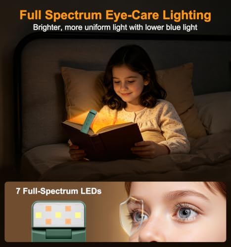 Gritin 2026 Gen 2 Rechargeable Book Light,2-in-1 Reading Light & Flashlight - Image 3