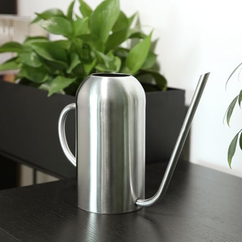 Watering Can Indoor Outdoor Plants, 50oz/1500ml Garden Long Spout Watering Cans, Stainless Steel Plants Watering Can Pot for Indoor House Plants Bonsai Flower Decorative - Image 5