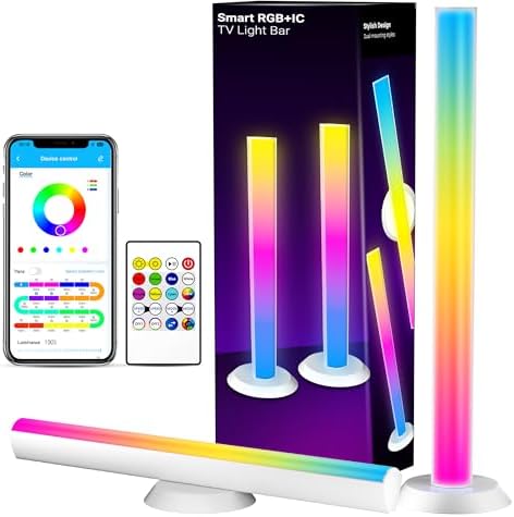 TJOY Smart Light Bar, RGB Desk Lights for Gaming, TV Backlight, Music Sync by TJOY
