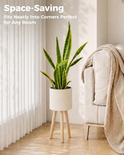 Bamworld 3-Pack Plant Holders for Indoor Plants Metal Planter Stands - Image 4