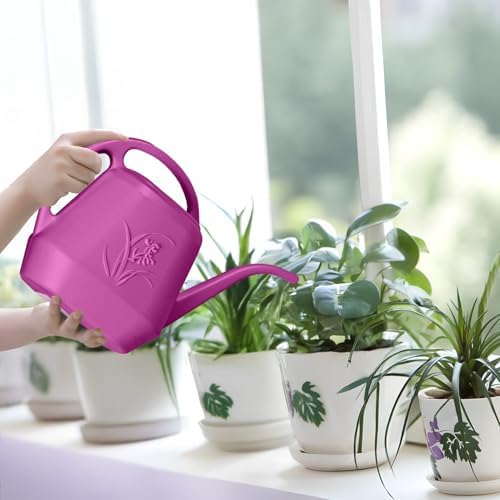Plant Watering Can - 1/2 Gallon - Rose Red - Image 6
