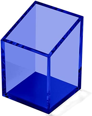 OfficeGoods Acrylic Pen and Pencil Holder, Blue by OfficeGoods