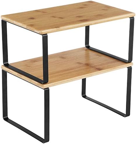 SONGMICS Cabinet Organizer Shelf, Set of 2 Spice Rack, Kitchen Storage by SONGMICSbySONGMICSHOME