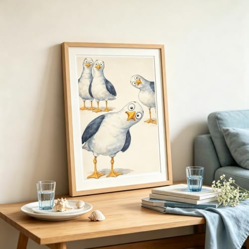 Animal Diamond Painting Kits for Adults,Cartoon Seagull Diamond Art Kits - Image 3