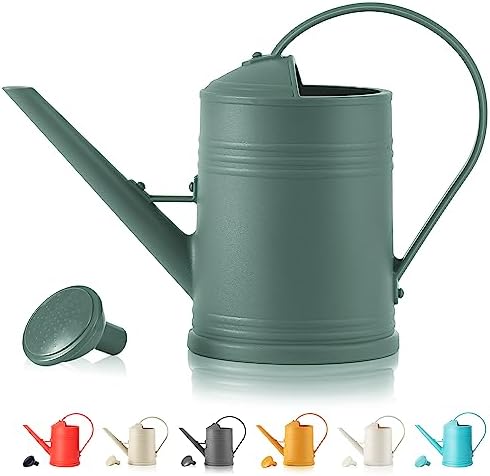Plastic Indoor Watering Can with Sprinkler Head - 68 oz, 1/2 Gallon by TennedrivGreen