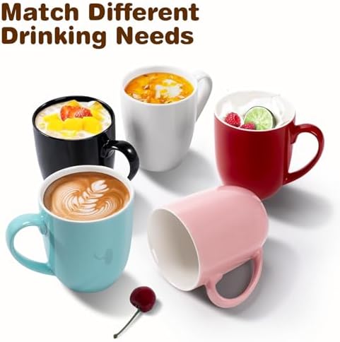 Urbanstrive 16 oz Large Coffee Mug with Handle Tea Cup Novelty Coffee Cup Idea Gift for Men Women Office Work (Pink) - Image 7