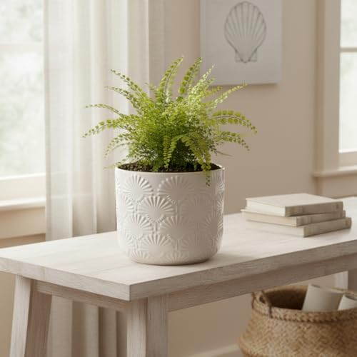 Modern Minimalist Ceramic Plant Pot, 6.7" Planters for Indoor Plants - Image 2