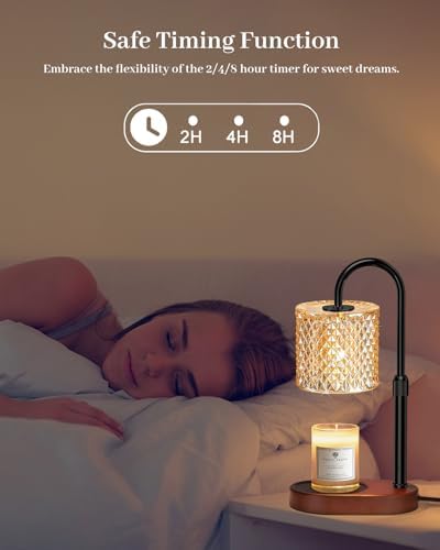 Engpure Candle Warmer Lamp with Timer Dimmer Height Adjustable for Women Birthday Gift, Mothers Day Gift, House Warming Gifts New Home Decor, Electric Candle Warmer Gifts for Women - Image 2