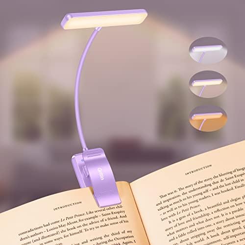 Gritin 19 LED Rechargeable Book Light for Reading in Bed by Gritin