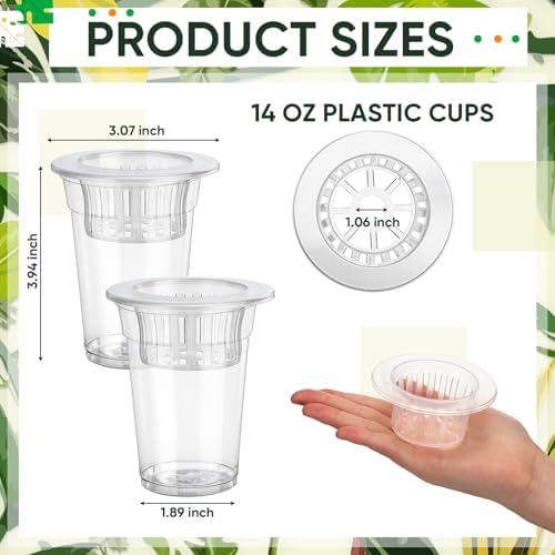 Baderke 100 Pcs Plastic Plant Propagation Vase for Indoor Decor, 3.94'' - Image 2
