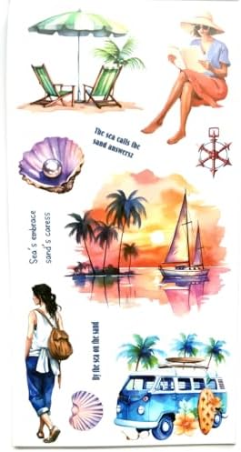 Aesthetic Journaling Sticker Books for Adults - Pre-Cut Scrapbook Stickers Vintage 20 Sheets Junk Journal Supplies Watercolor Scrapbooking Stickers Planner Cottagecore Decorative DIY Arts Craft Making - Image 3