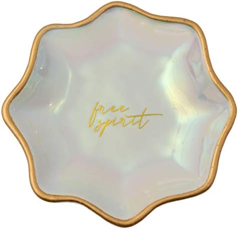 Karma Gifts, Iridescent Large Fluted Trinket Tray, 1 EA by KarmaGifts