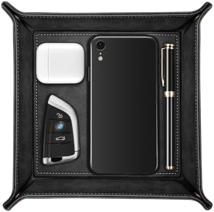 SITHON Valet Tray Desktop Storage Organizer Nightstand Caddy Holder by SITHON