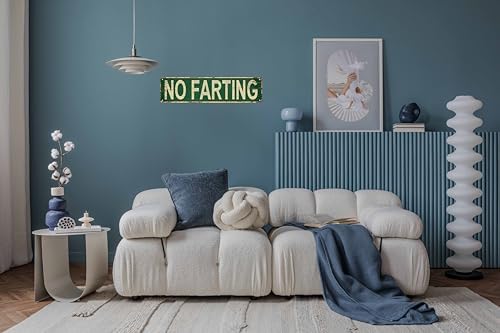 No Farting Metal Tin Sign 4x16 in Vintage Plaque Decor For Home Restaurant Bar Cafe Garage Decor Unique Gift for Humor Lovers - Image 4