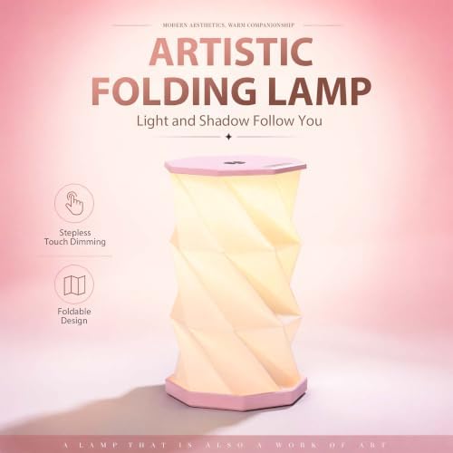 Portable Foldable Table Lamp, Japanese Gift, Paper Lantern Lights - Image 2