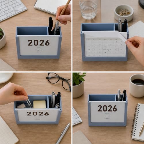 Minimalist Desk Organizer Pen Holder - Image 3