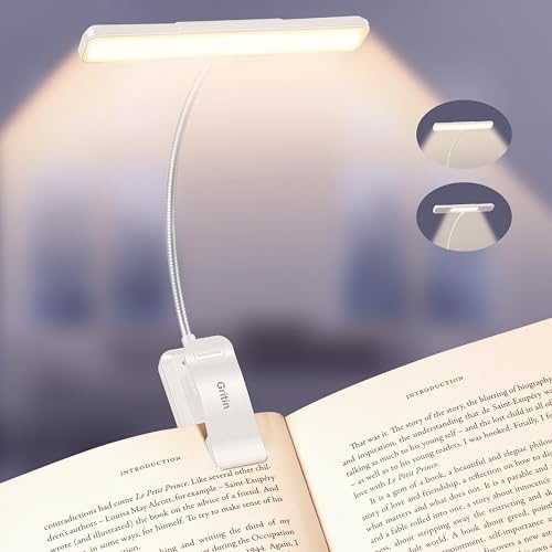 Gritin 2026 Gen 2 Book Light for Reading- 32 Eye Caring Full Spectrum LED by Gritin