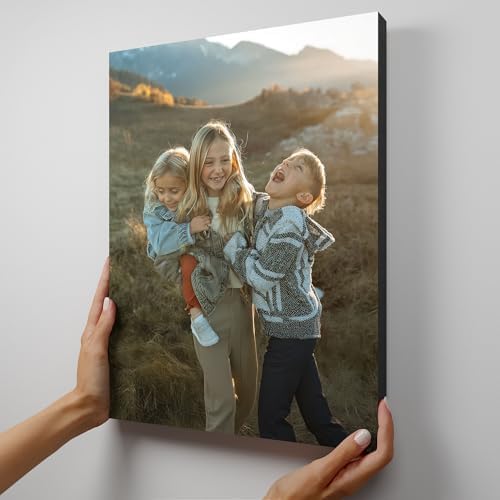 Mixtiles Official Custom Photo Tiles - Magnetic Wall Frames - Adhesive Sticker, no Nails - Personalized Printed Photos - Various Sizes and Frames - 12x16-1-Tile - Normal Frameless
