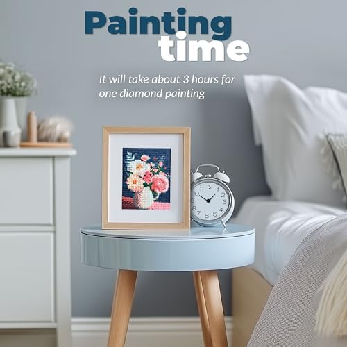 LuwoArte 6 Pack Diamond Painting Kits for Adults – Flower-Themed Diamond Art Kits – Full Drill DIY Paint Gem Art for Adults – Brilliant 5D Diamond Painting Kit – Relaxing Craft for Home Wall Décor - Image 6